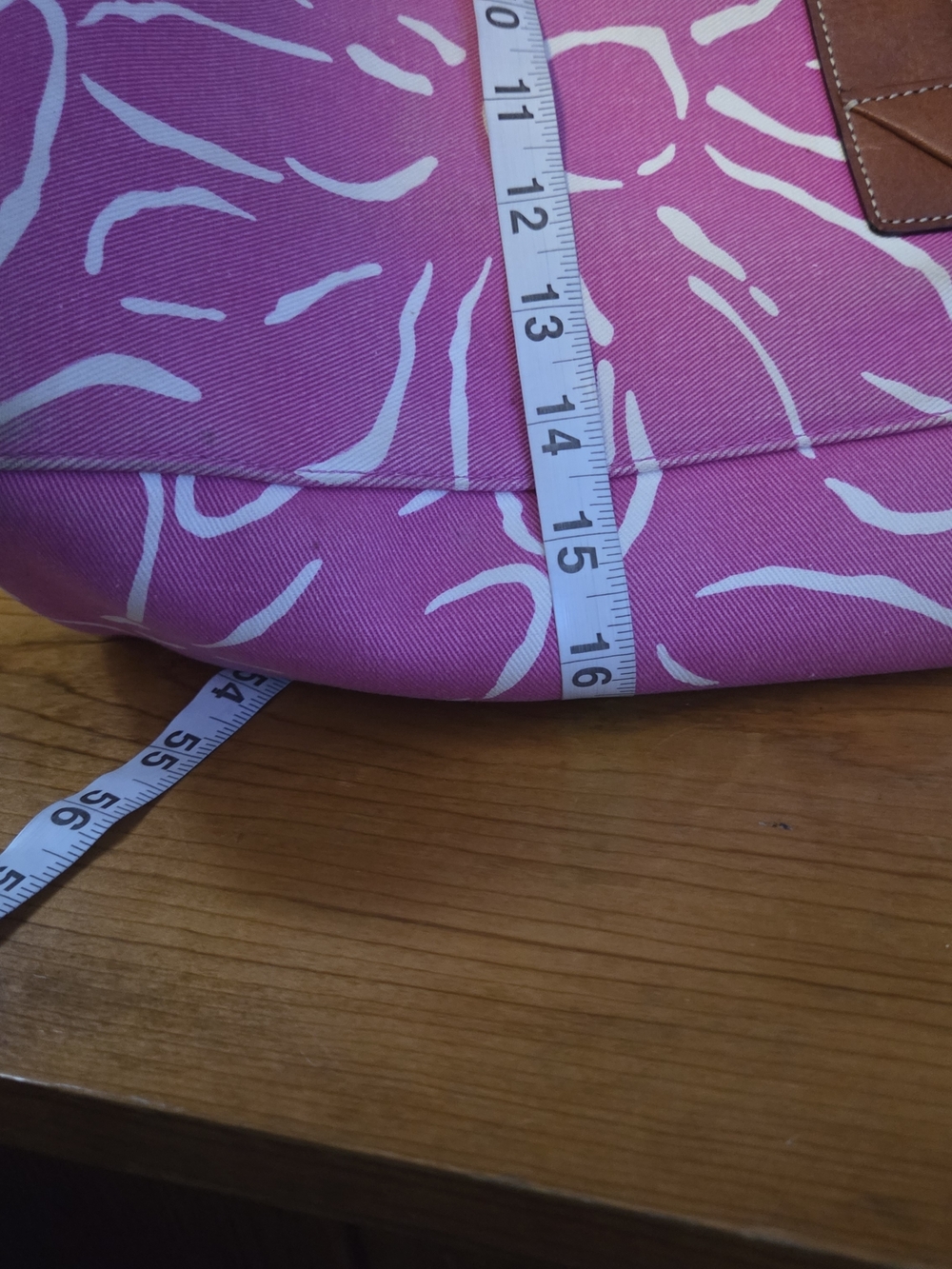 Kate Spade Pink Floral Statement Tote | Leather Handles Preppy Chic Classic - Picture 5 of 16